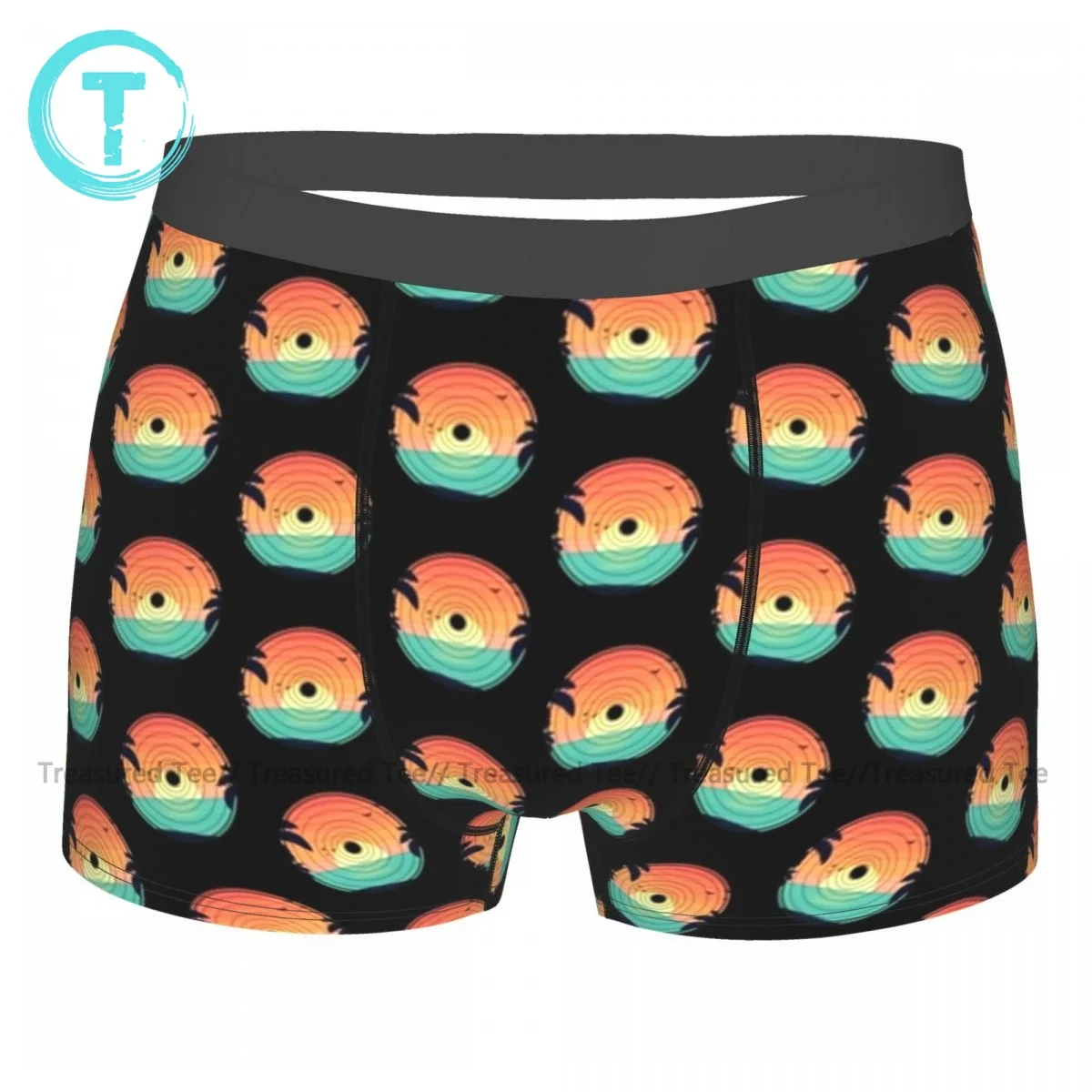 Сексуальное нижнее белье из полиэстера с виниловой пластиной мужские трусы