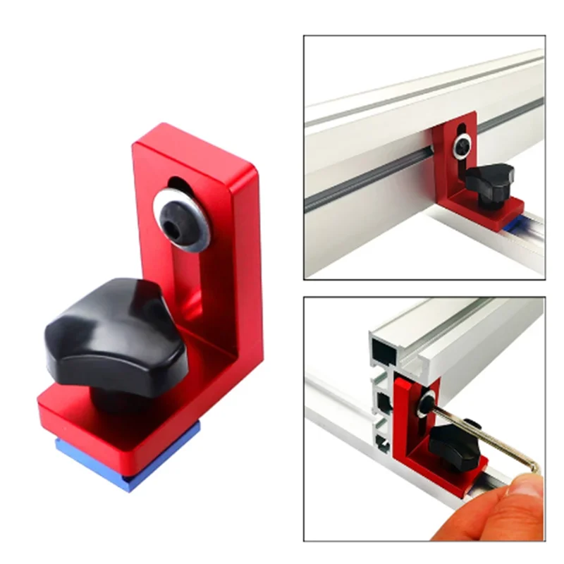 

Aluminium 30/45 Type Woodworking Track Stop T-Slot Miter Stop