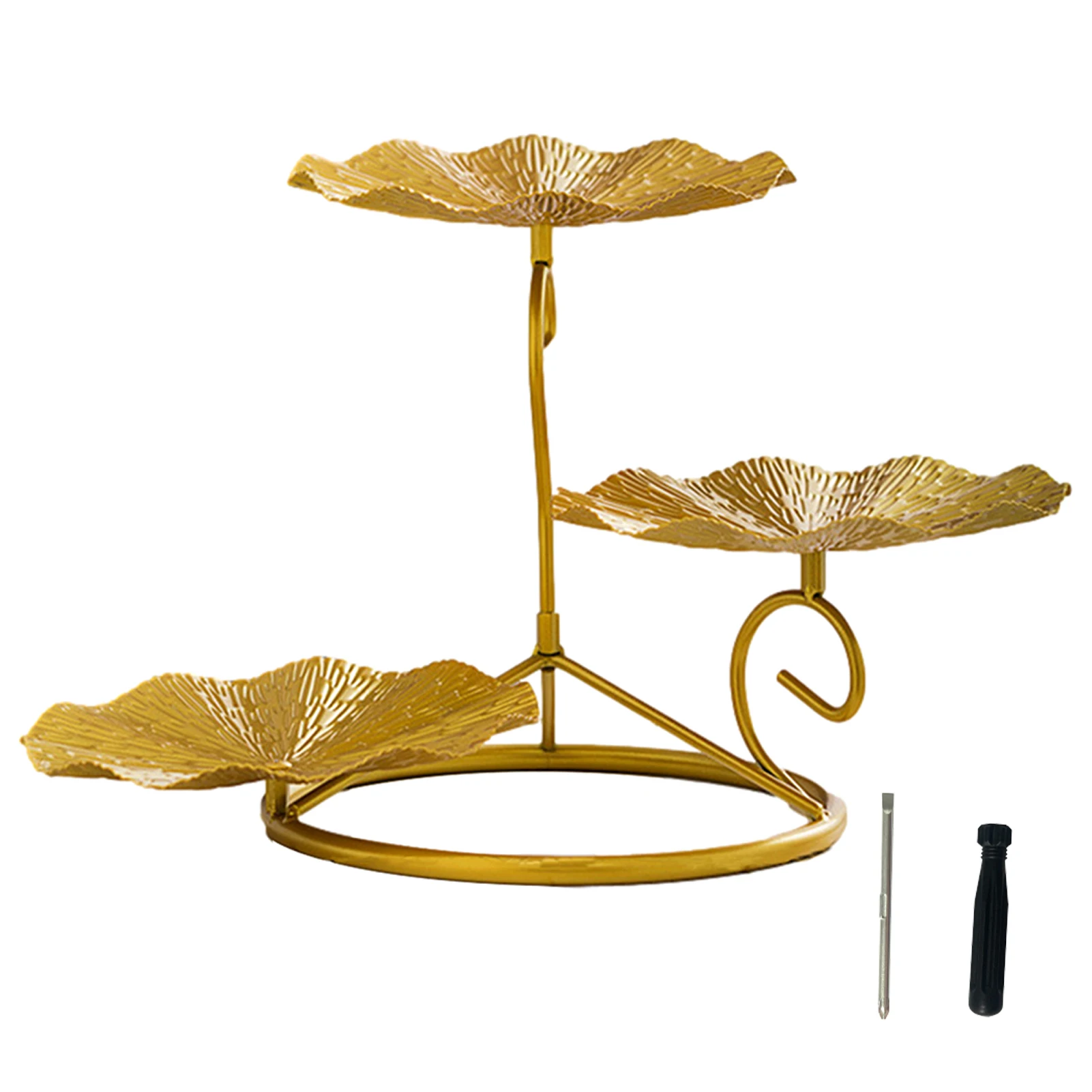 

Stand Decorative Wedding Snacks Holder Storage Party Bowls Fruit Basket 3 Tier Display Vegetable Dessert For Kitchen Home