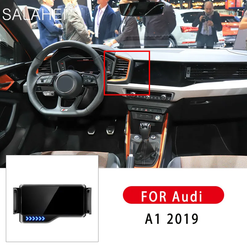 

Автомобильный Автоматический мобильный телефон держатель для A1 2019, устанавливаемое на вентиляционное отверстие в салоне автомобиля крепл...
