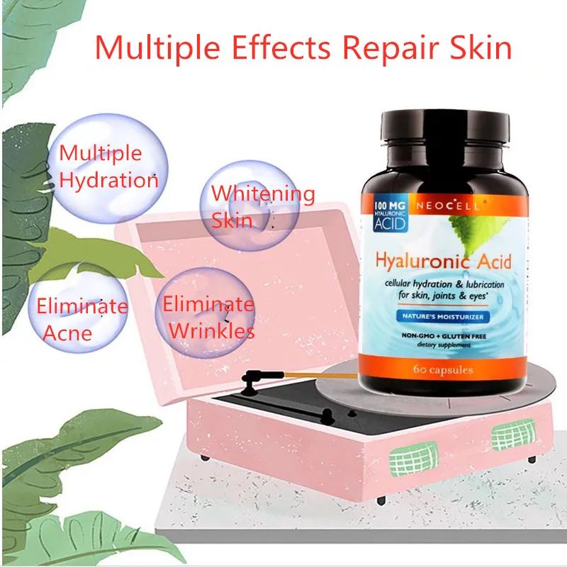 

American NeoCell Hyaluronic Acid Beauty Spots Acne Hyaluronic Acid Protects Skin Joints Eyes