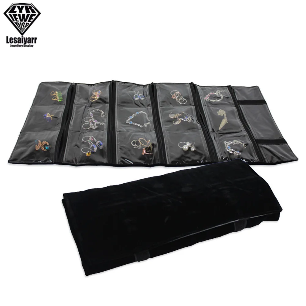 Складной чехол для ювелирных украшений дорожный органайзер бижутерии Roll