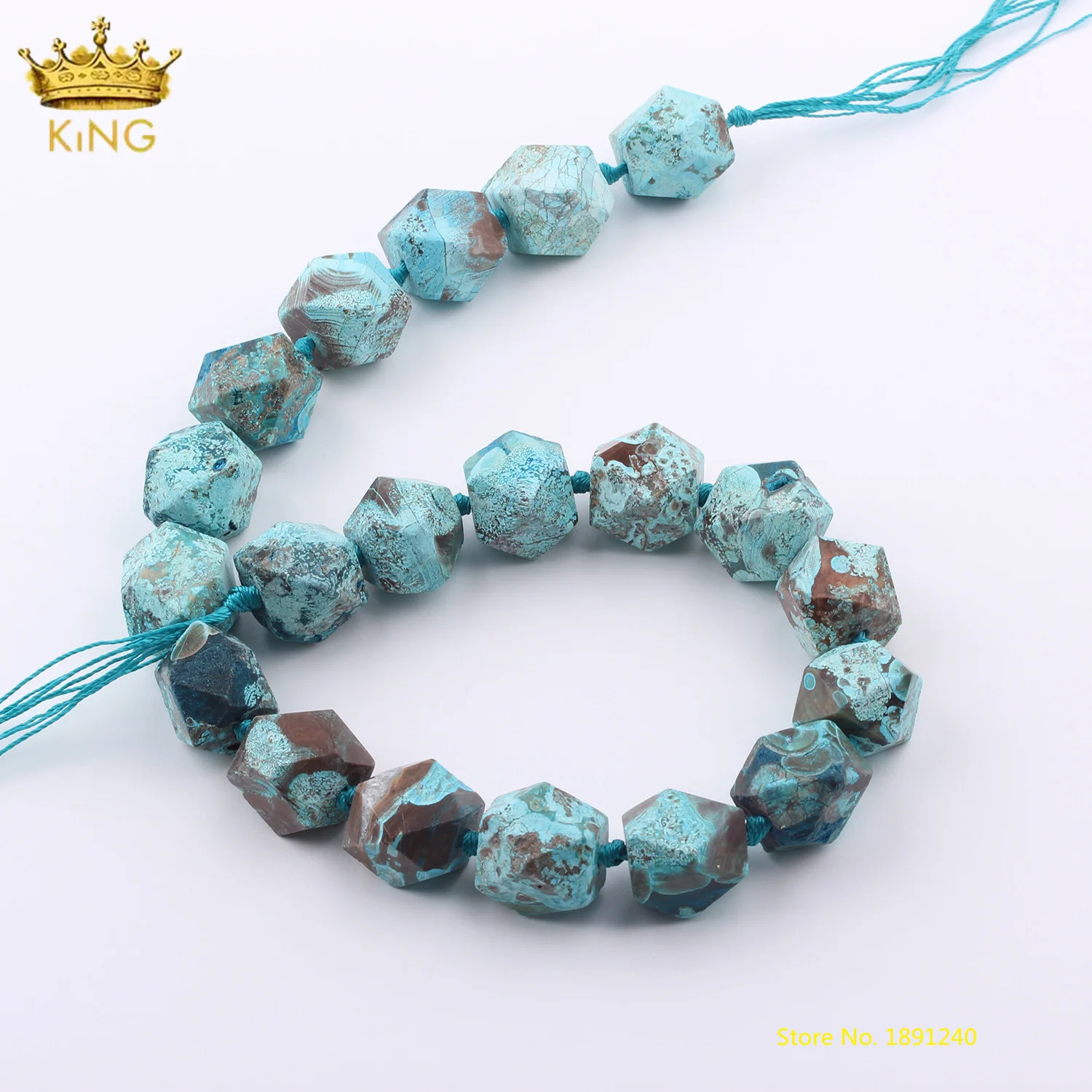 

Approx 20pcs/Strand Natural Ocean Agates Stone Faceted Nugget Loose Beads DIY Jewelry,Chunky Onyx Stone Beads Bracelet Making