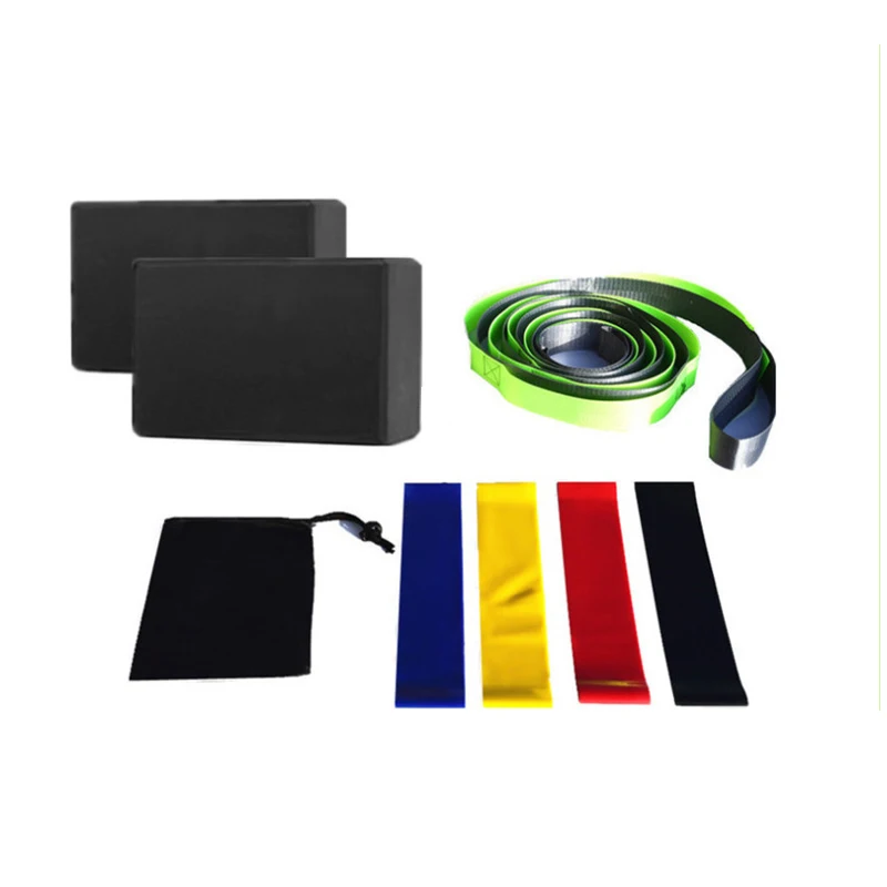 8 шт. набор оборудования для йоги цепь ромашки блоки растягивающийся пояс