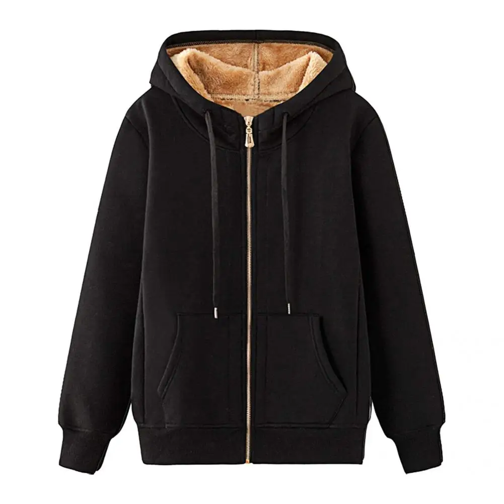 

Повседневная Женская толстовка на молнии, однотонная женская толстовка с капюшоном, однотонная Свободная Толстовка