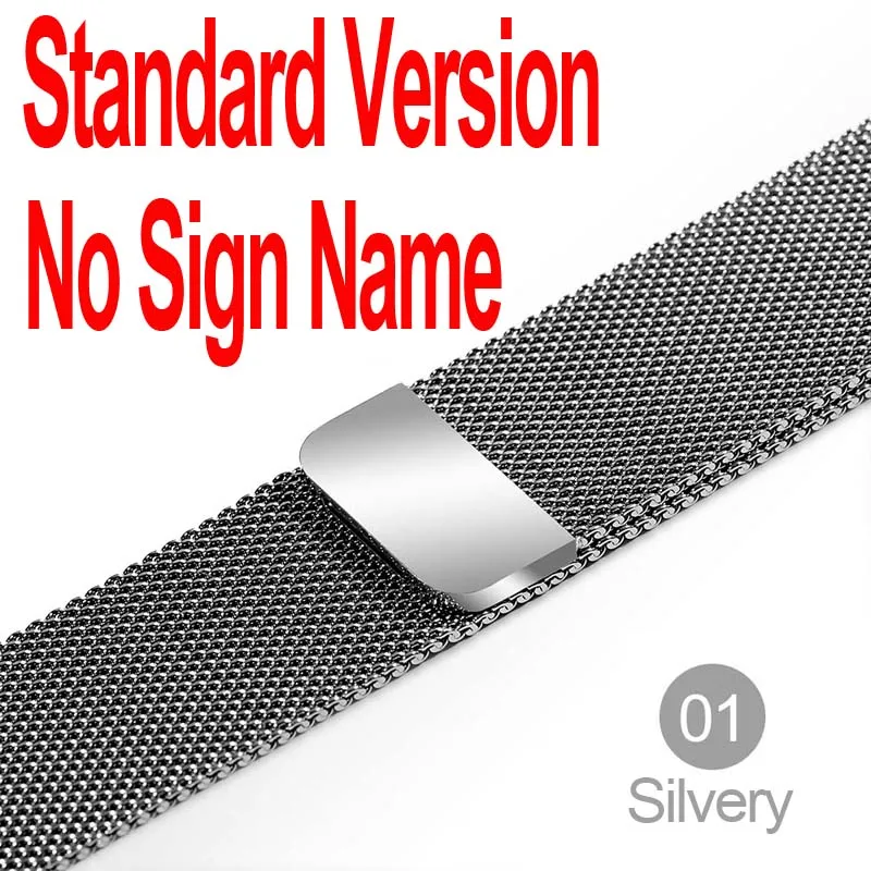 Standard Silver Сменный спортивный ремешок для 38 мм apple watch Series1234 5 42 мм браслет на запястье ремешок для apple watch Sports Edition мягкий - Цвет: Standard Silver