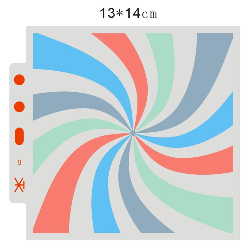 Радуга конфеты Щит DIY торт скрапбук трафареты полые украшения Печать Кружева