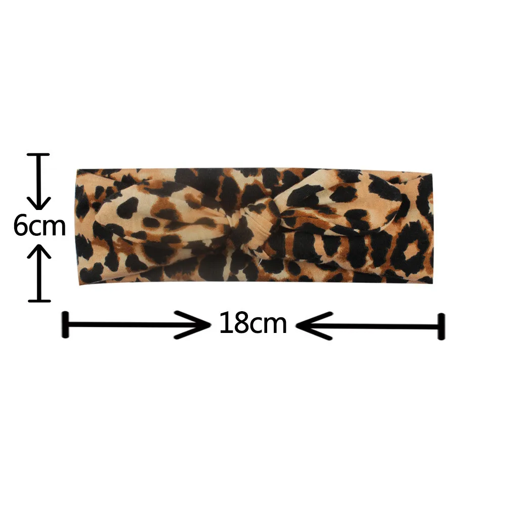 

Children Headwear Girls Baby Turban Rabbit Ears Fashion Leopard Print Hair Band Accessories Headwear Hair Accessories