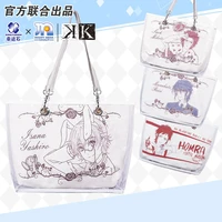 k project drawstring bag anime shoulder bags manga role munakata reisi isana yashiro yata misaki suoh mikoto action figure