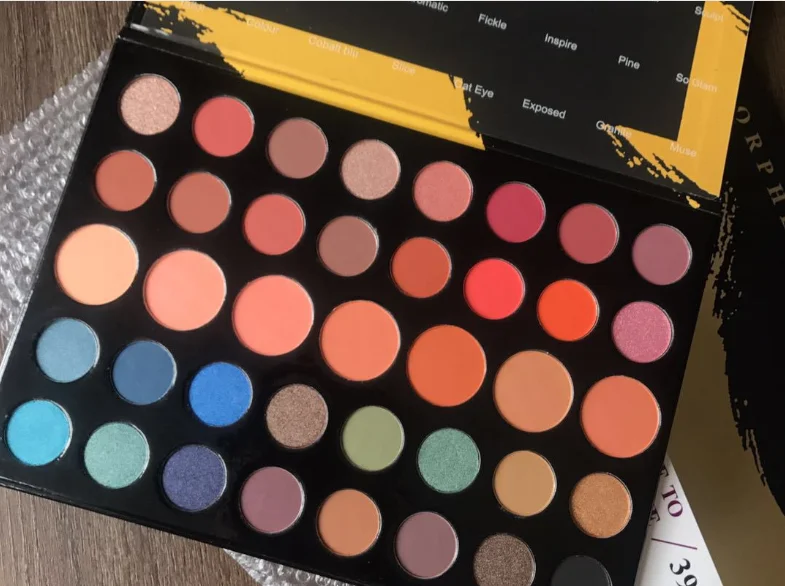 Макияж James Charles Artist палитра теней для век натуральный Стойкий матовый мерцающий 39 цветов Тени для век