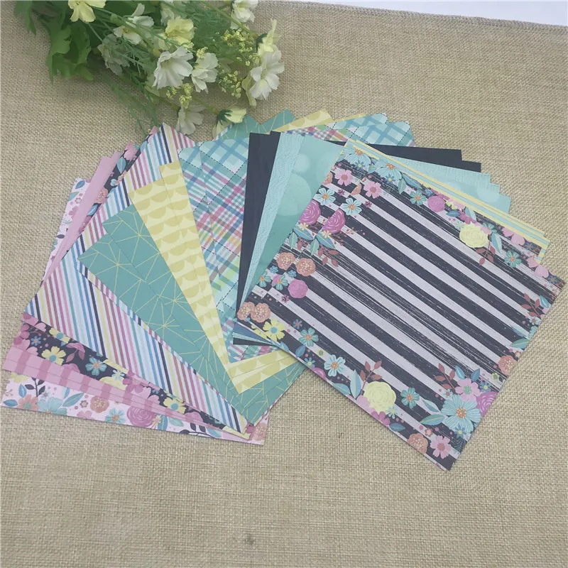 6 &quotX6&quot сладкий как конфеты узорной бумаги Скрапбукинг бумажный пакет бумага