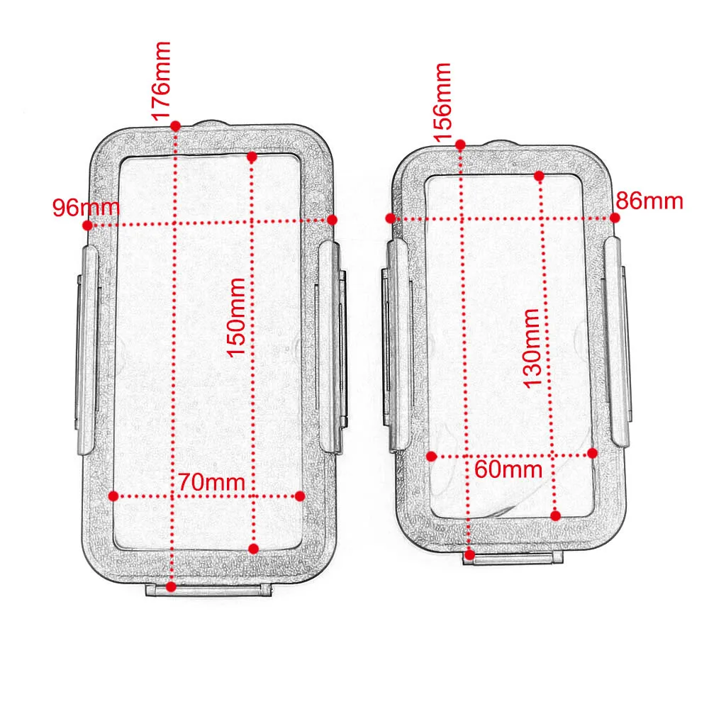 Держатель для телефона мотоциклетный водонепроницаемый с креплением на зеркало