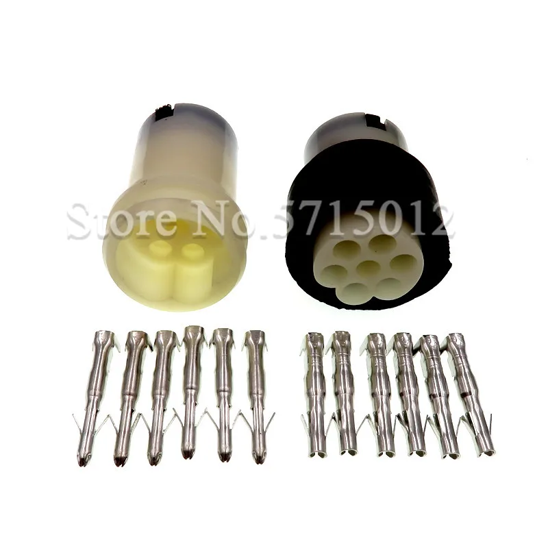 6 отверстий круглый провод разъем автомобиля Авто Женский Мужской