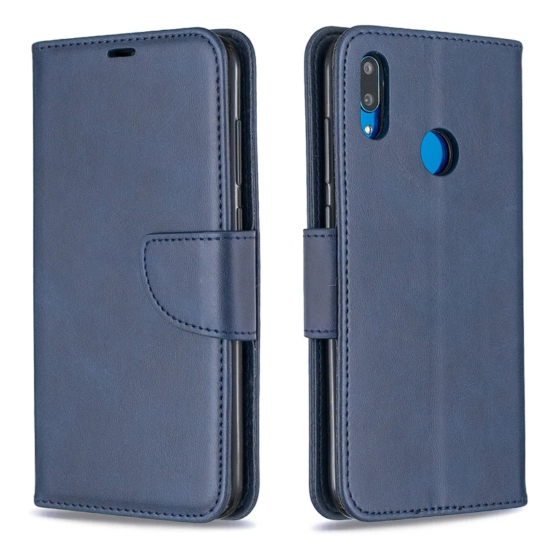 Чехлы-бумажники для Huawei Y7 2019 Карманный чехол с отделением карт Huawai Etui крышкой