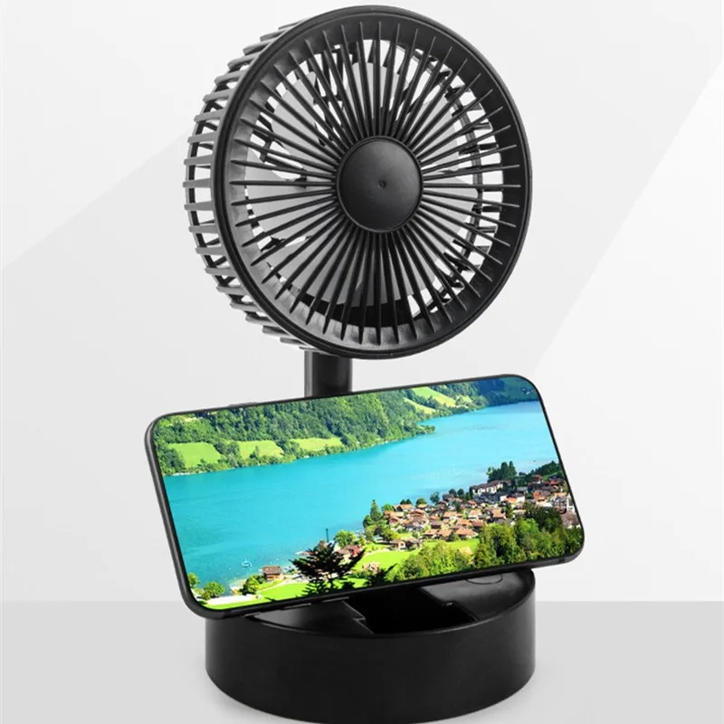 

Outdoor Mini Creative Desktop Office Folding Telescopic Fan New USB Charging Handheld Small Fan Portable