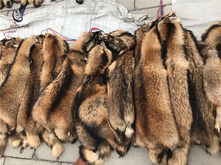 Шкуры из натурального меха енота по заводской цене|fur skin|raccoon skinskin fur |