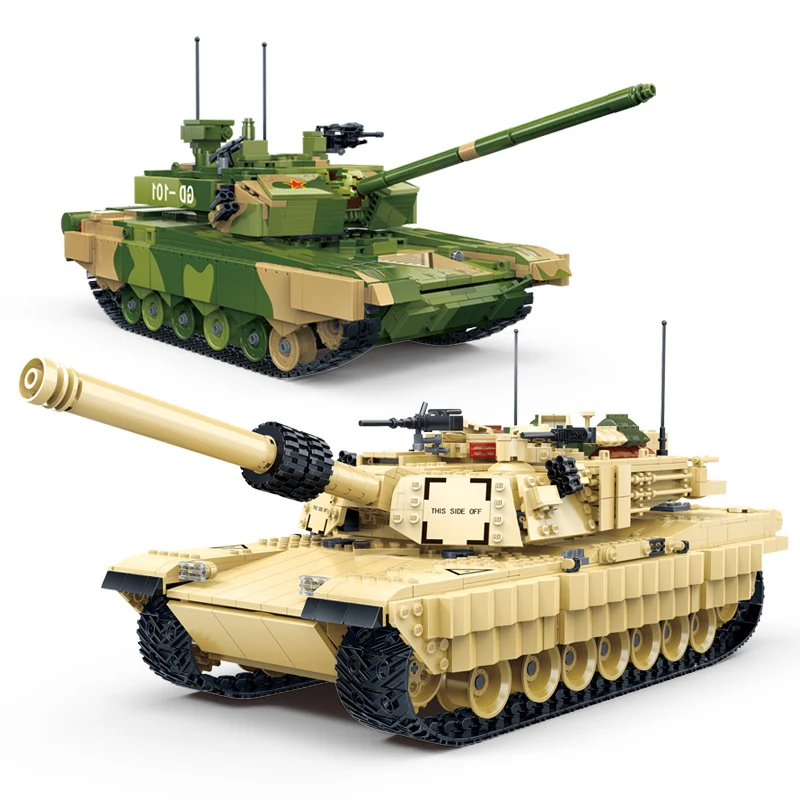 Набор строительных блоков Gudi A1M2 Abrams Tank Military 99A креативные совместимы с ww2 1 War2 Panzer |