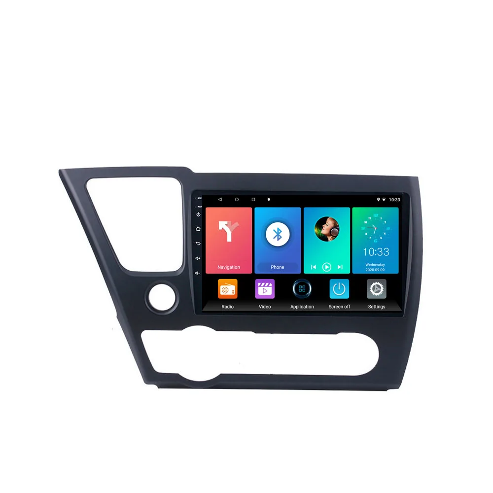 

Easteregs 9 дюймовый Android автомобильный радиоприемник для Honda Civic 2014-2017 мультимедийный плеер GPS Навигация стерео Mirror Link WIFI FM BT