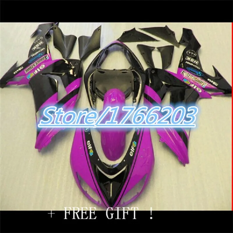 Индивидуальный комплект обтекателей кузова для 2006 2007 Kawasaki Ninja ZX 10R 06 07 фиолетовые
