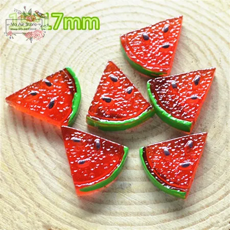 

cute watermelon 20PCS Resin Flatback Cabochon Miniature food Art Supply Decoration Charm DIY craft