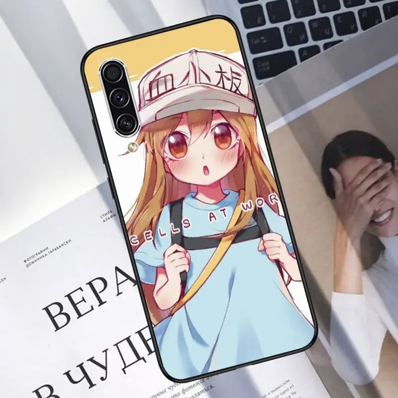 

anime Cells Work Phone Case For Samsung Galaxy A51 A52 A71 A50 A12 A72 A21s A70 Note 20 10 S21 S20 fe S10 ultra plus cover