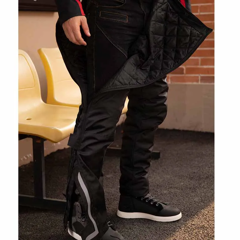 

Quick Wear Off Winter Men's SCOYCO Motorcycle Pants Double-sided Two-Way Zipper Moto Motocross Trousers for Men CE Knee