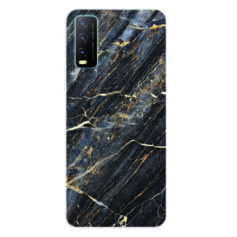 

Silicone Case For on Vivo Y20 Case Marble Cat Soft TPU Back Cover For Vivo Y20 Y 20 V2029 Phone Bag Cases Vivo Y20 2020 Bumper
