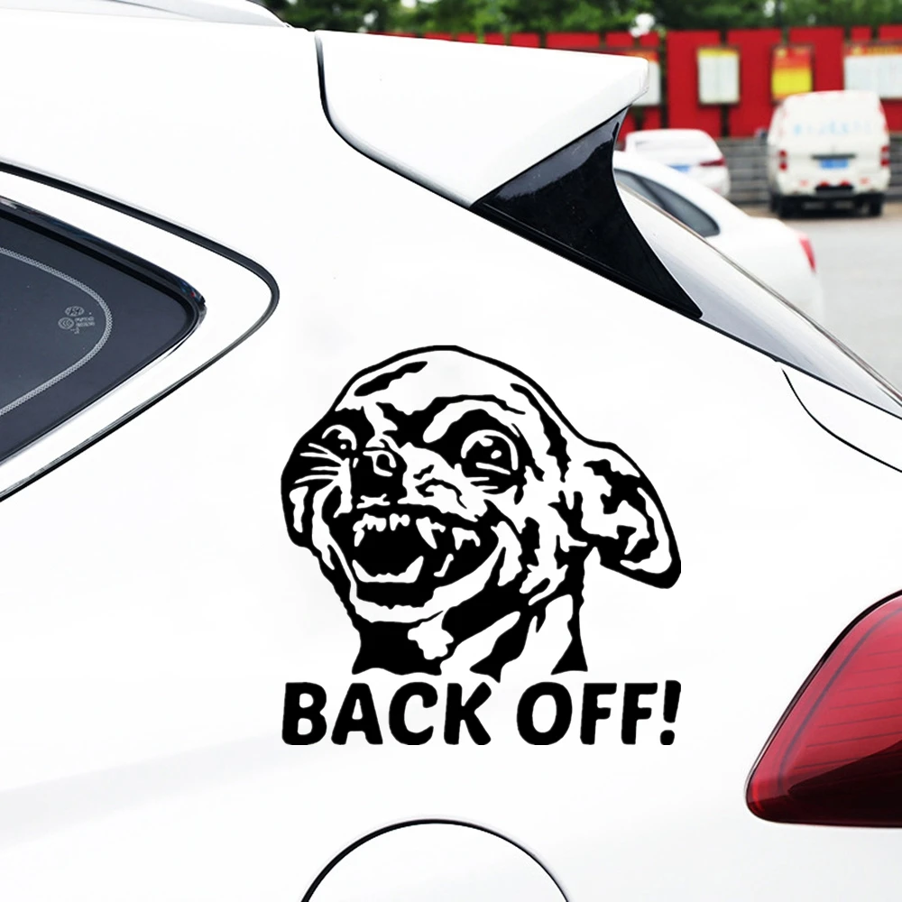 

30317# BACK OFF car sticker reflective car decal waterproof stickers on car truck bumper rear window vinyl die cut no bg