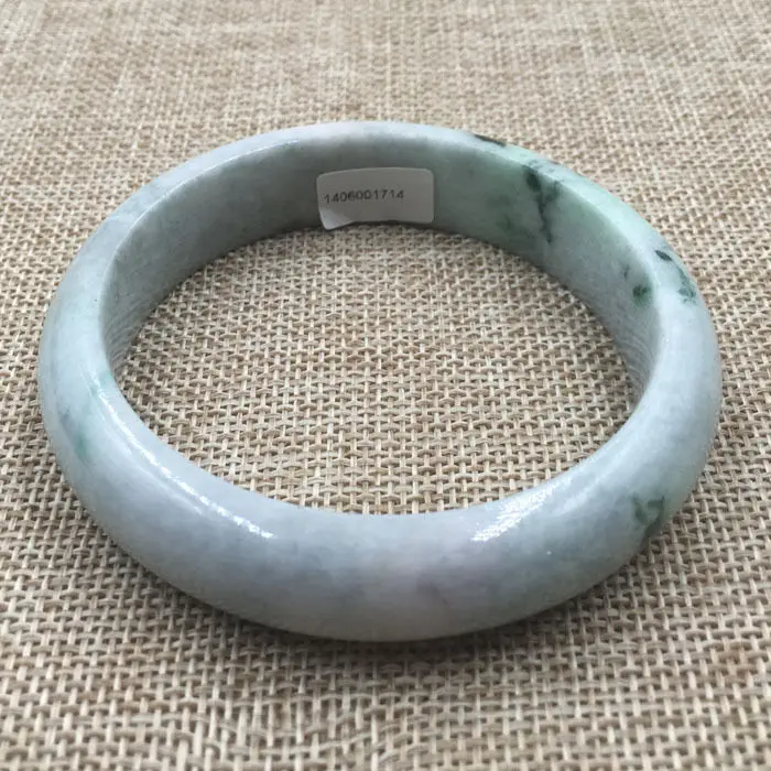 59 мм Сертифицированный класс Натуральный Лавандовый Зеленый жадеит нефрит