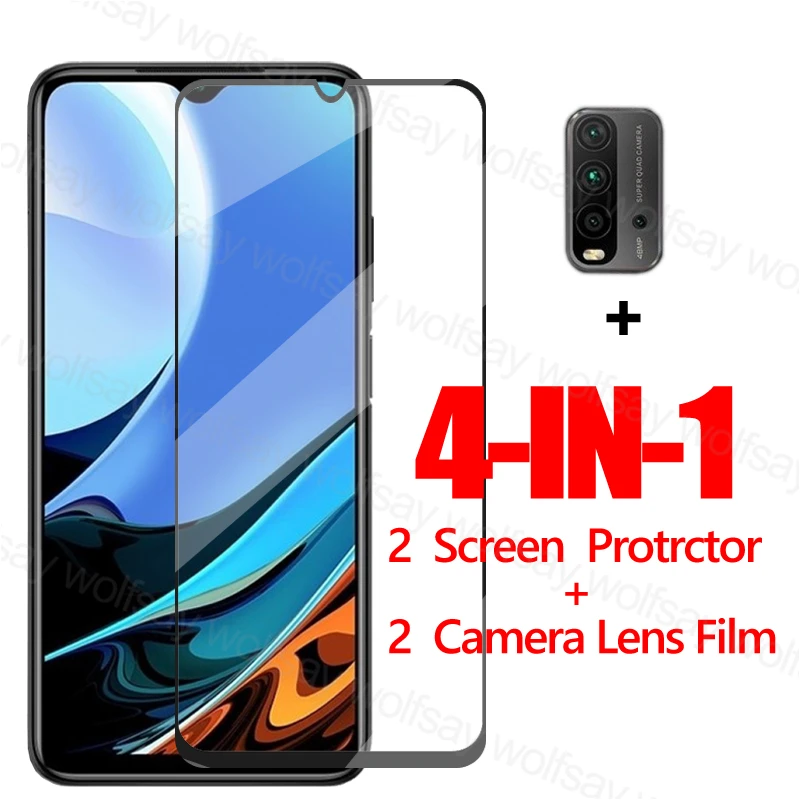 

2.5D Screen Protector For Redmi 9T Glass For Redmi 9T 9C 9A Poco M3 X3 F2 Pro Tempered Glass Protective Phone Film For Redmi 9T