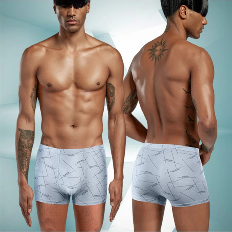 7Pcs/Lot Mens Boxers Colorful Cotton Male Briefs Solid Flexible Boxershorts Pure Color Pants Mens Seamless Underwear