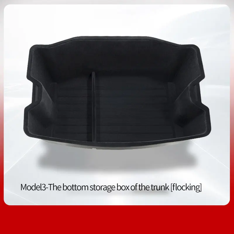 

Car Rear Trunk Storage Box Waterproof Auto Rear Container Organizer Case Tray For Tesla Model 3 accessories 2017- 2020