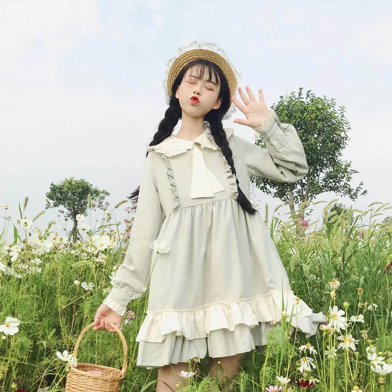 Женское платье лолиты Kawaii весна лето 2021 новое японское милое с кукольным