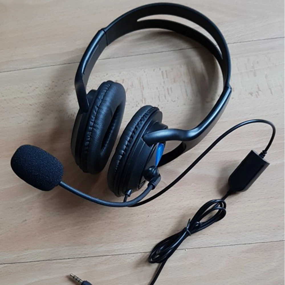 Игровая гарнитура для PS4 проводные наушники с микрофоном новинка 2019 глубокими