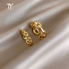 Новый дизайн 2020, Открытое кольцо с цепочкой для женщин, модные корейские драгоценности, необычное кольцо для свадьбы, аксессуары для пальцев