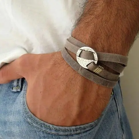 

Men's Leather Bracelet