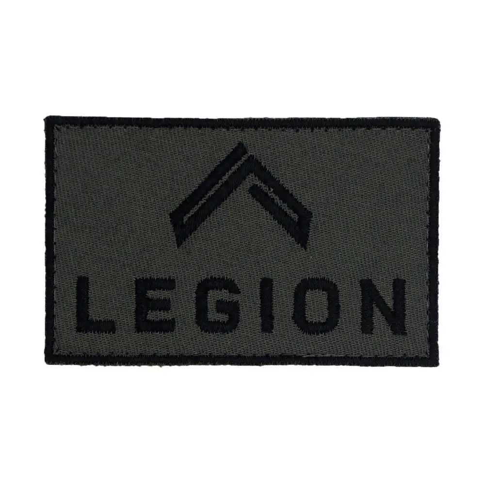 Легион армии Круглый круглая заплатка вышитые крючком и утюгом на