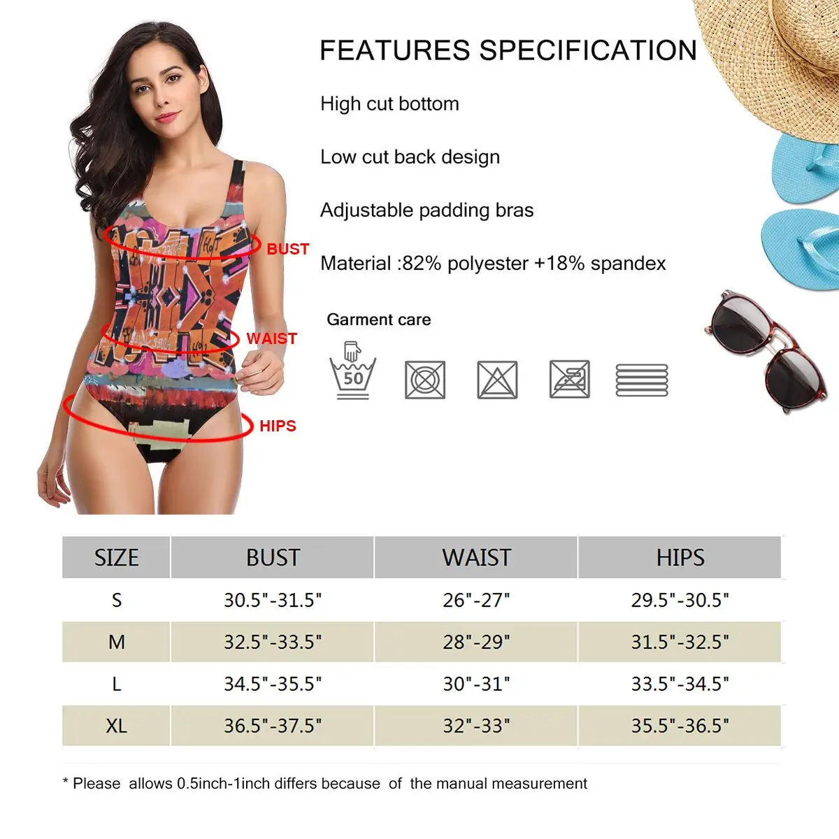 

Women BikiniGraffiti Sexy Bandage One Backless Swimsuit Female Swimsuit Bodysuit Beach Wear New Swimsuit Monokini