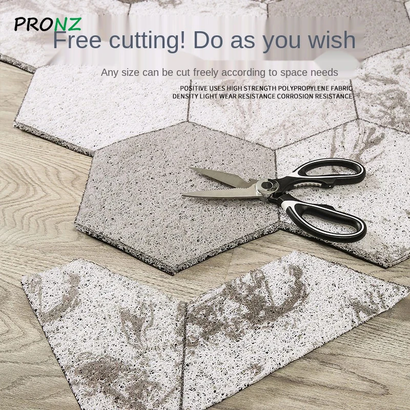 doormat nordic cut printed carpet home pvc silk loop floor entrance mats carpet living room bedroom bathroom non slip door mats free global shipping