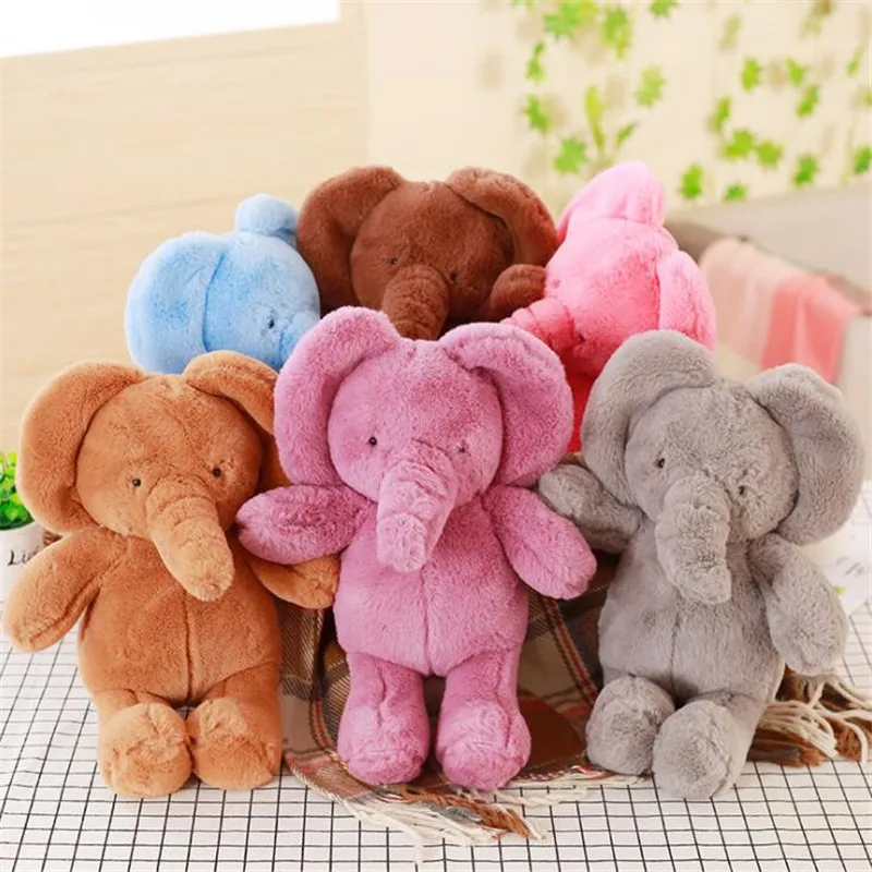 Мягкая подушка в виде слона плюшевая игрушка кукла Детская 40 см 60 детская