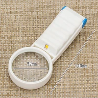 portable handheld magnifier with led light 8x optical glass magnifying lighted magnifier reading magnifiers for seniors