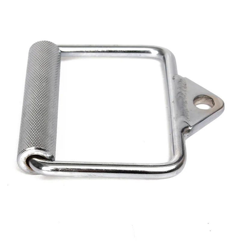 Gym Single Stirrup Crossover Bar Cable Attachment Home Workout Handle Silver | Спорт и развлечения