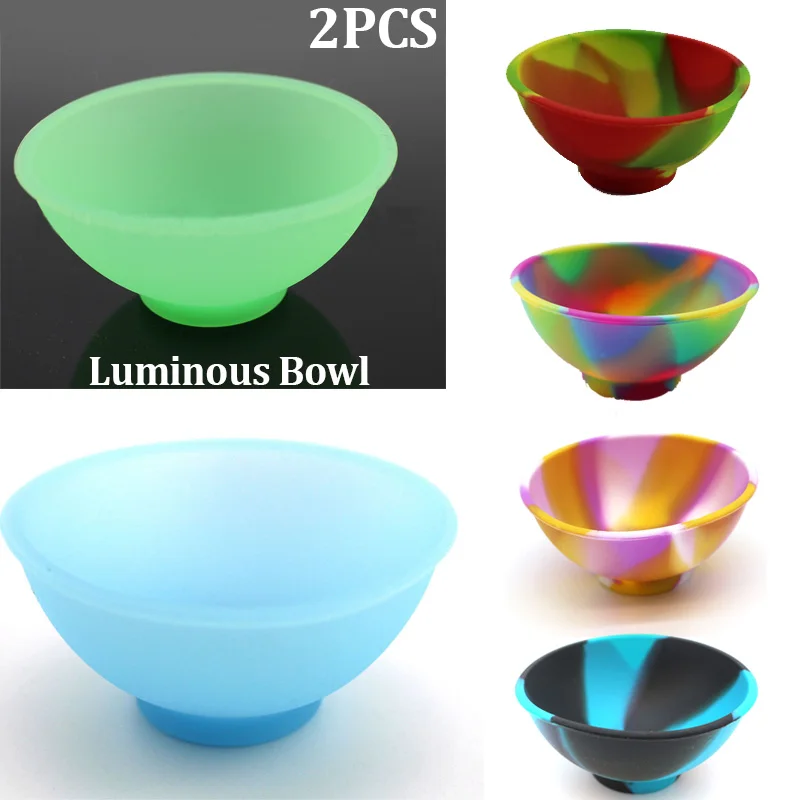 

Mini Grow In The Dark Anti-Drop Silicone Bowl Salt Sauce Sugar Butter Dressing Bowl Tableware Bowl Kitchen Accessories