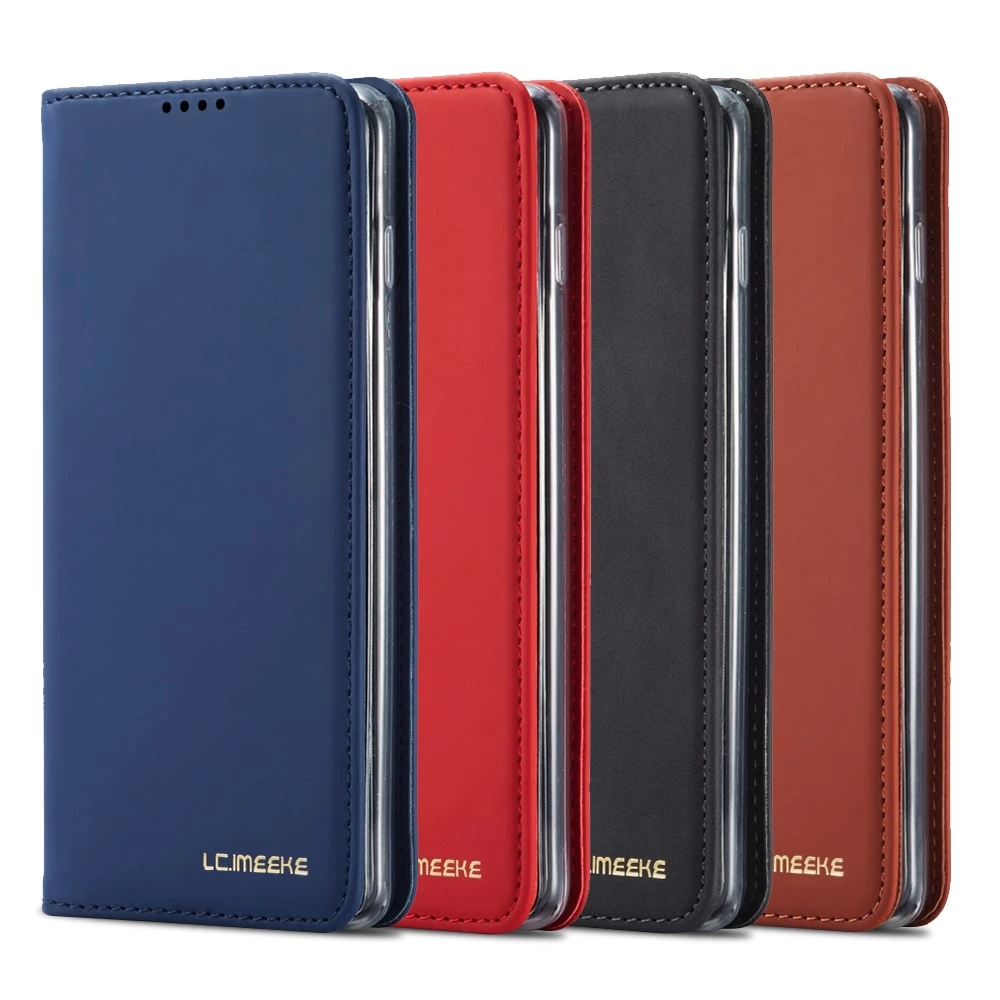 Чехол бумажник LLZ.COQUE с полным покрытием для Samsung Note10 Plus S10 S10e чехол Galaxy A50 A70 M10
