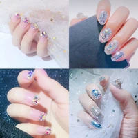 100pcs diy nail art nail rhinestone decorations with nail art rhinestone multi shapes glass crystal ab rhinestones design nail