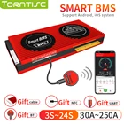 Torntisc BSM Li-Ion LiFePo4 с Bluetooth 3s 12V 4s 6s фотоаппаратов моментальной печати 7s 8s 10S 12S 13S 14S 1 6S 20S BSM баланс 12V 24V 36V 48V с балансировкой