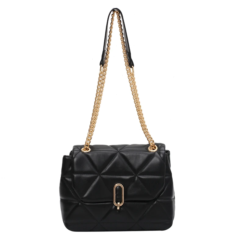 

Embroidery Thread Small Chain Brand Designer Leather Crossbody Bags for Women 2021 Shoulder Bag Lady Luxury Handbags And Purses