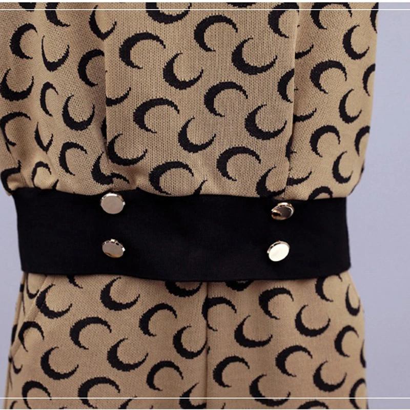 Хаки комплект из двух предметов для женщин свитер Комплекты с брюками 2020 осень