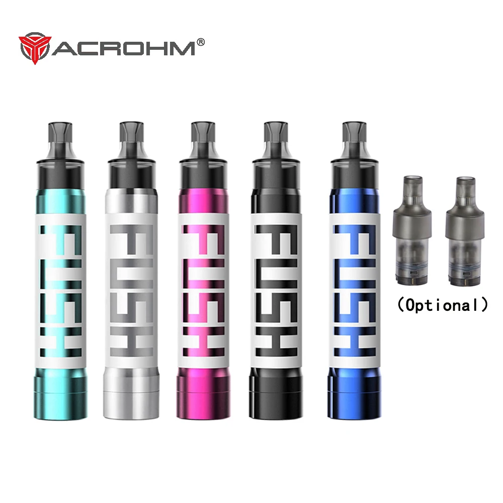 Оригинальный набор Vape Acrohm Fush Nano аккумулятор 550 мАч картридж 1 5 мл 4 Ом под для MTL и DTL