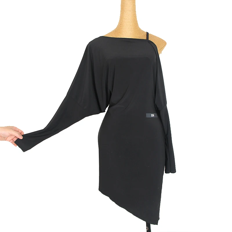 

Latin Dance Dress Women Adult Long Sleeve Sling Clothes Latin Practice Clothes Rumba Tango Samba Salsa Stage Clothing DQL4949